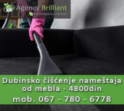 Dubinsko čišćenje nameštaja od mebla  6000 rsd